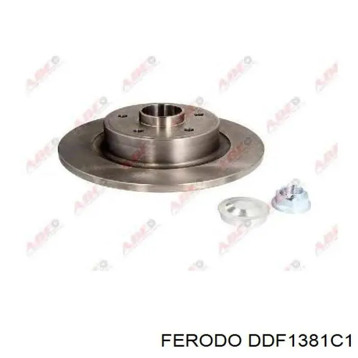 DDF1381C1 Ferodo Дискові гальма