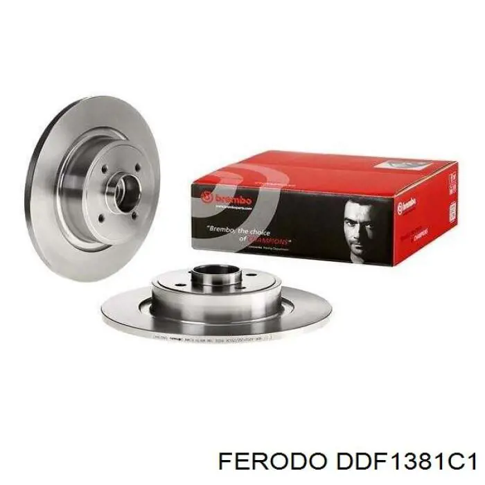 Задні дискові гальма Ferodo DDF1381C1 ціна, від 40.63 USD