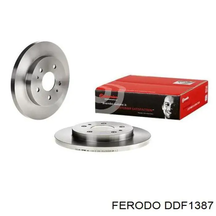 DDF1387 Ferodo Гальмо дискове переднє