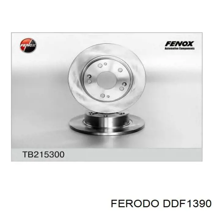 Купити DDF1390 Ferodo Диск заднього гальма