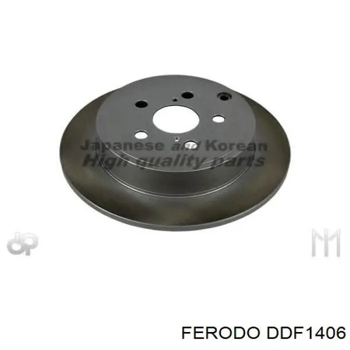 DDF1406 Ferodo диск гальмівний задній