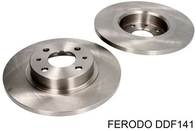 DDF141 Ferodo диск гальмівний передній