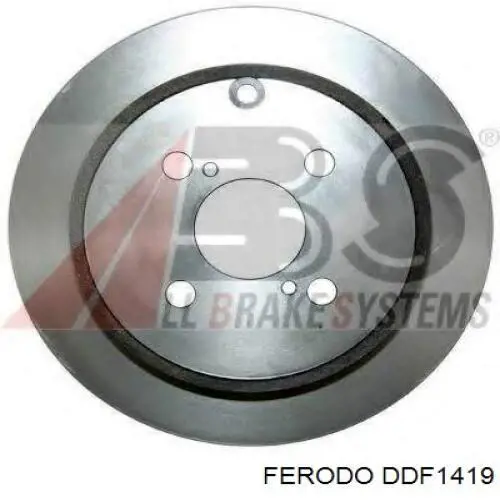 Гальмівні диски DDF1419 Ferodo