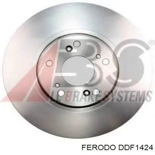 Диск гальмівний передній Ferodo DDF1424