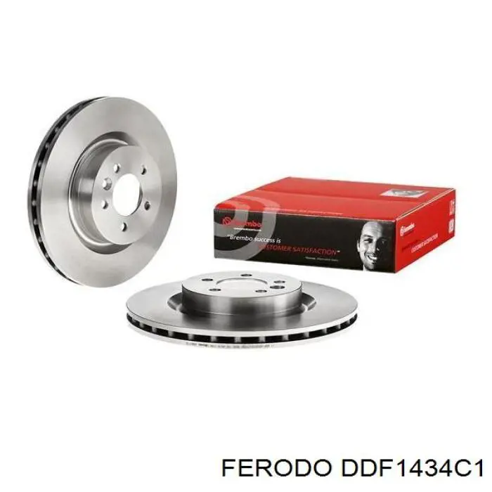 Купити DDF1434C1 Ferodo Ротор гальмівний