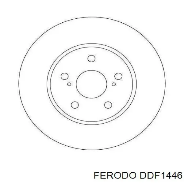 Купити DDF1446 Ferodo Ротор гальмівний