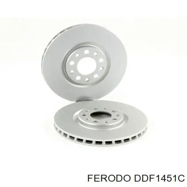 Гальмівні диски передні DDF1451C Ferodo