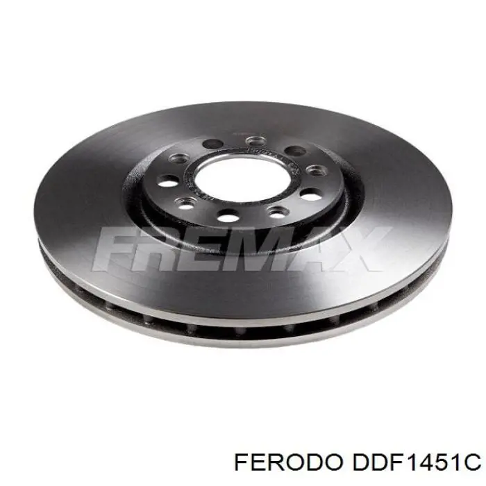 Диск гальмівний передній Ferodo DDF1451C