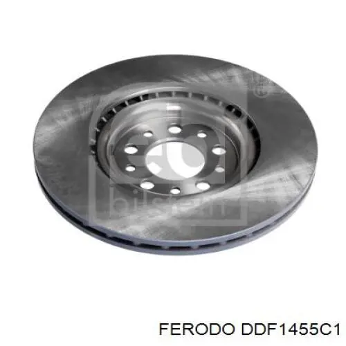 Диск переднього гальма Ferodo DDF1455C1 ціна, від 73.89 USD