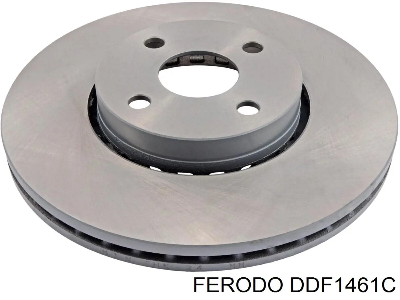 Диск гальмівний передній DDF1461C Ferodo