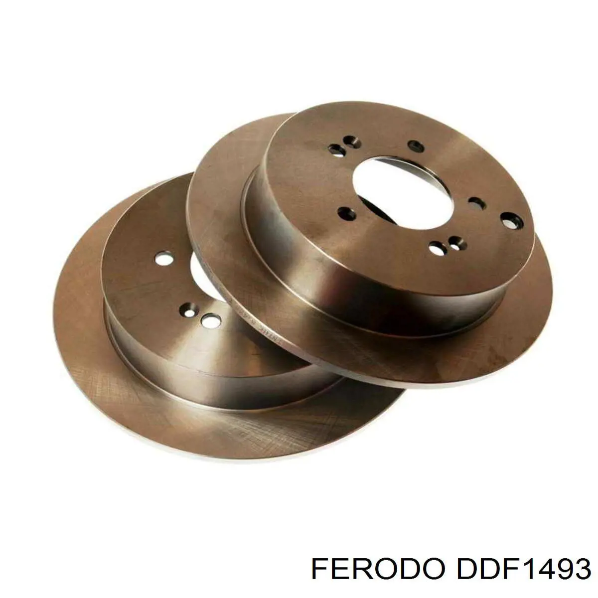 DDF1493 Ferodo диск гальмівний задній