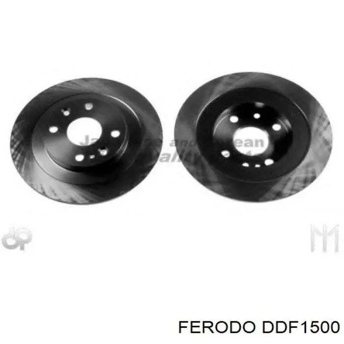 Диск гальмівний задній Ferodo DDF1500