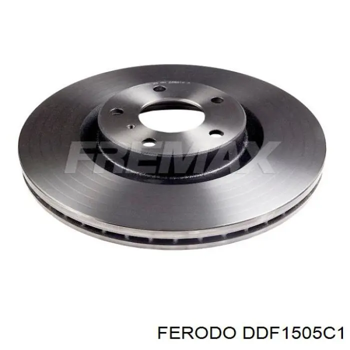 Гальмівні диски передні DDF1505C1 Ferodo