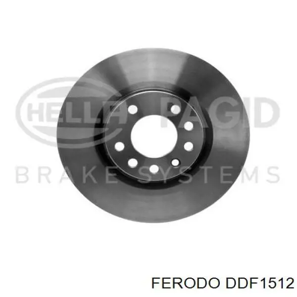 DDF1512 Ferodo диск гальмівний передній
