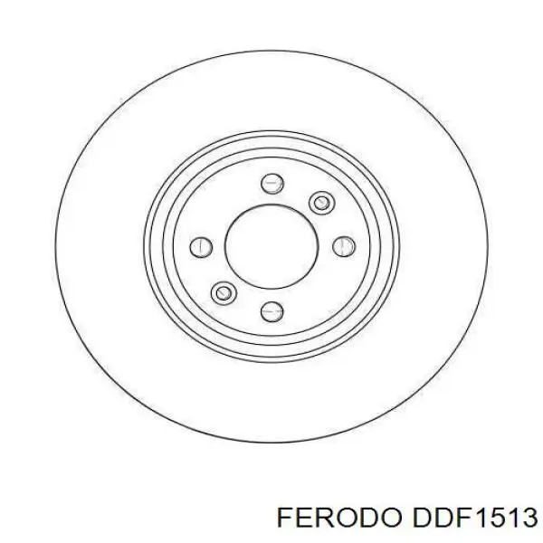 DDF1513 Ferodo Гальмо дискове переднє