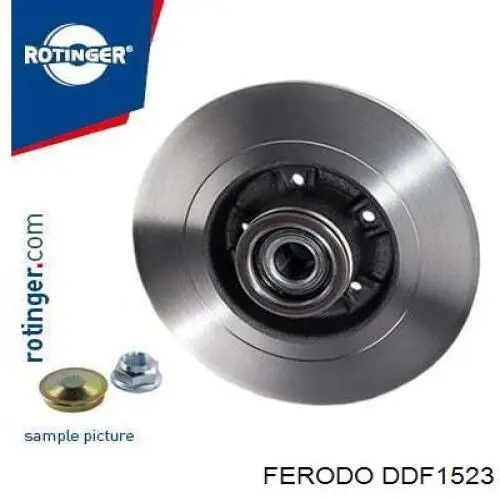 Купити DDF1523 Ferodo Диск заднього гальма
