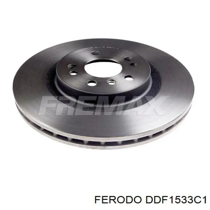 Гальмівні диски передні DDF1533C1 Ferodo