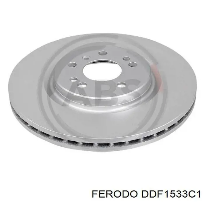 Диск гальмівний передній DDF1533C1 Ferodo