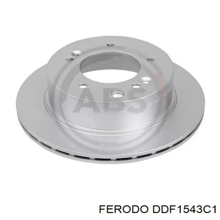 DDF1543C1 Ferodo диск гальмівний задній