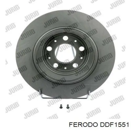 DDF1551 Ferodo диск гальмівний задній