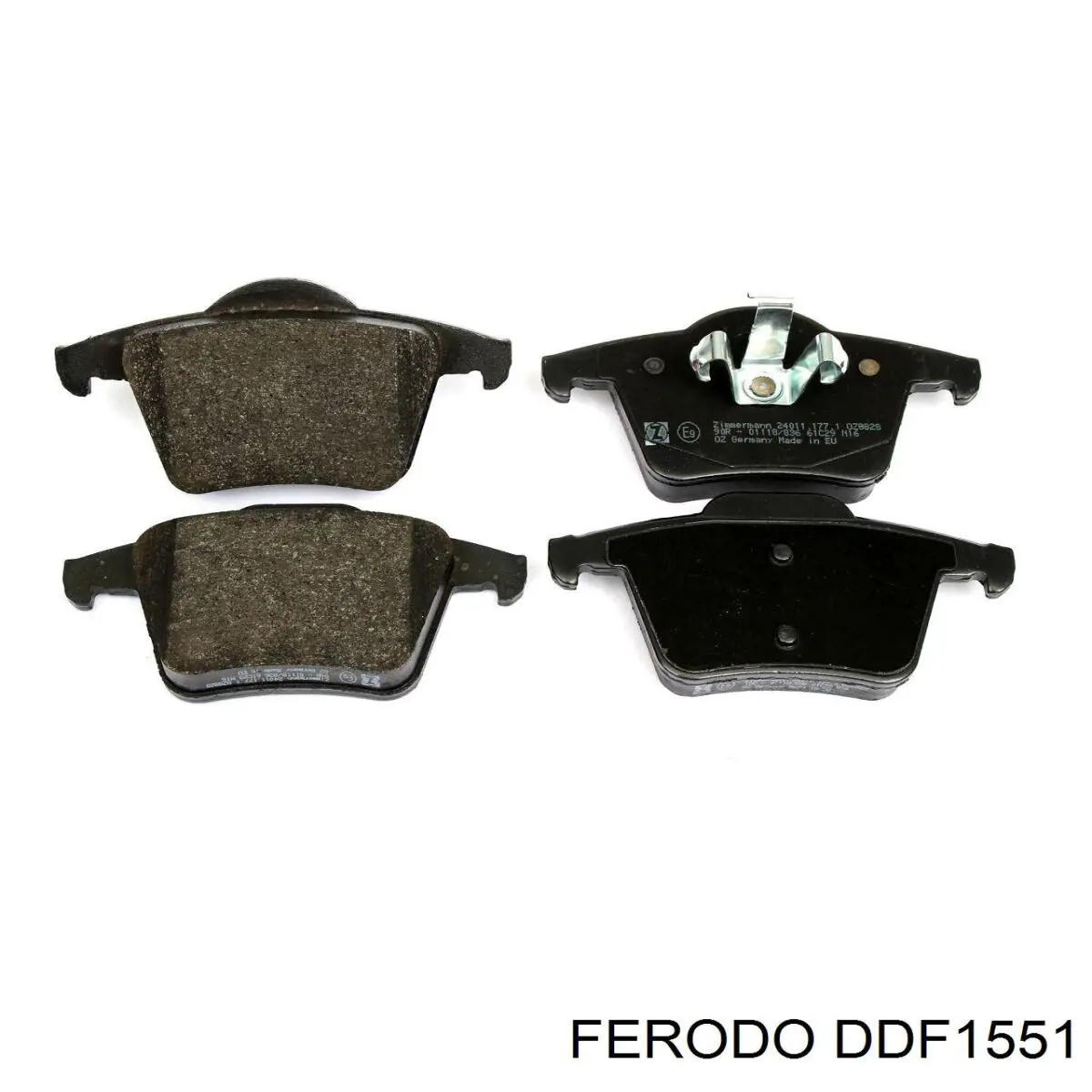 Диск гальмівний задній Ferodo DDF1551