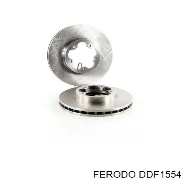 Диск гальмівний передній DDF1554 Ferodo