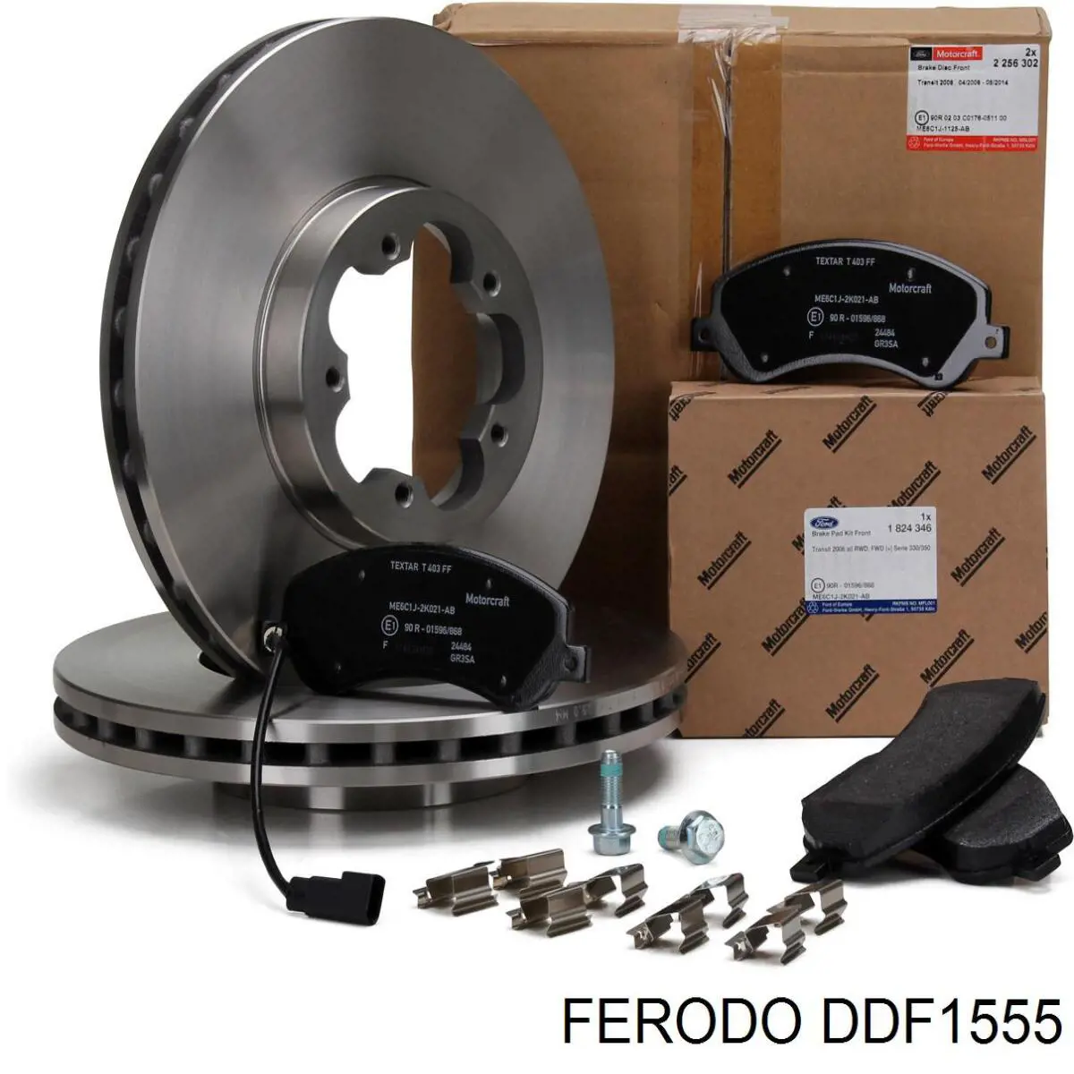 Диск переднього гальма Ferodo DDF1555 ціна, від 51.18 USD