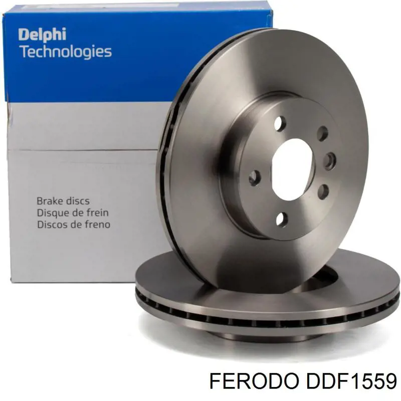 Диск гальмівний передній DDF1559 Ferodo