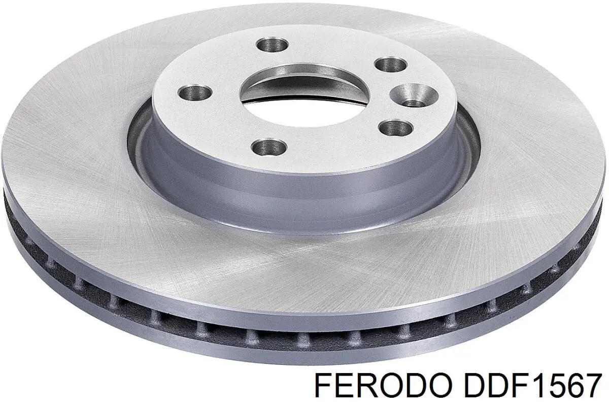 DDF1567 Ferodo диск гальмівний передній