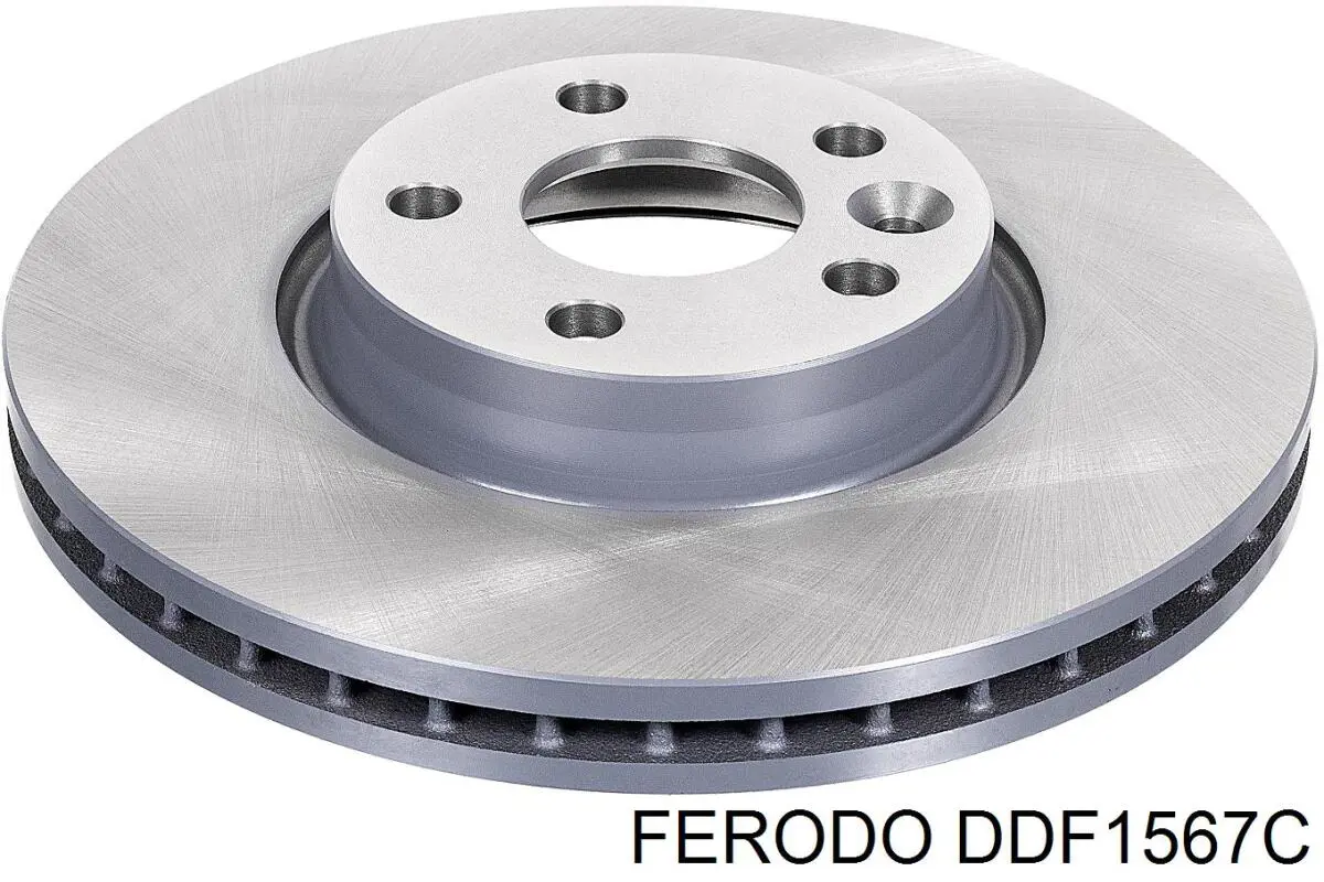 Диск переднього гальма Ferodo DDF1567C ціна, від 79.37 USD