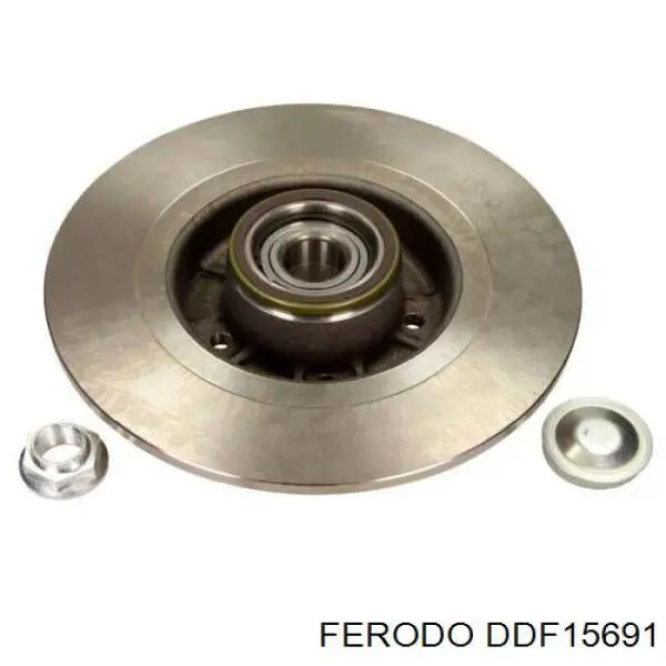 DDF15691 Ferodo диск гальмівний задній