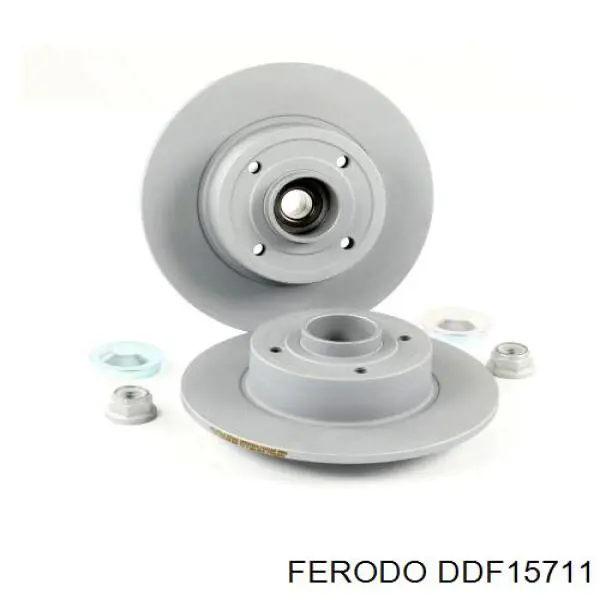 Гальмівні диски DDF15711 Ferodo
