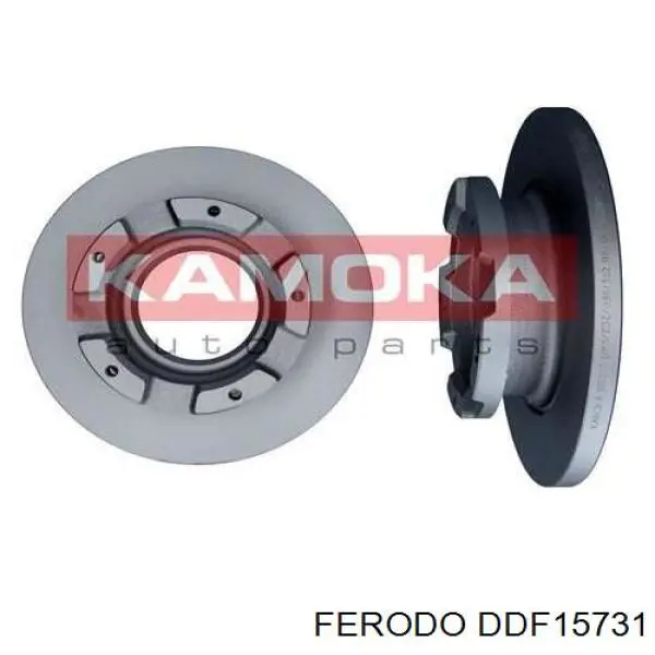 DDF15731 Ferodo диск гальмівний задній