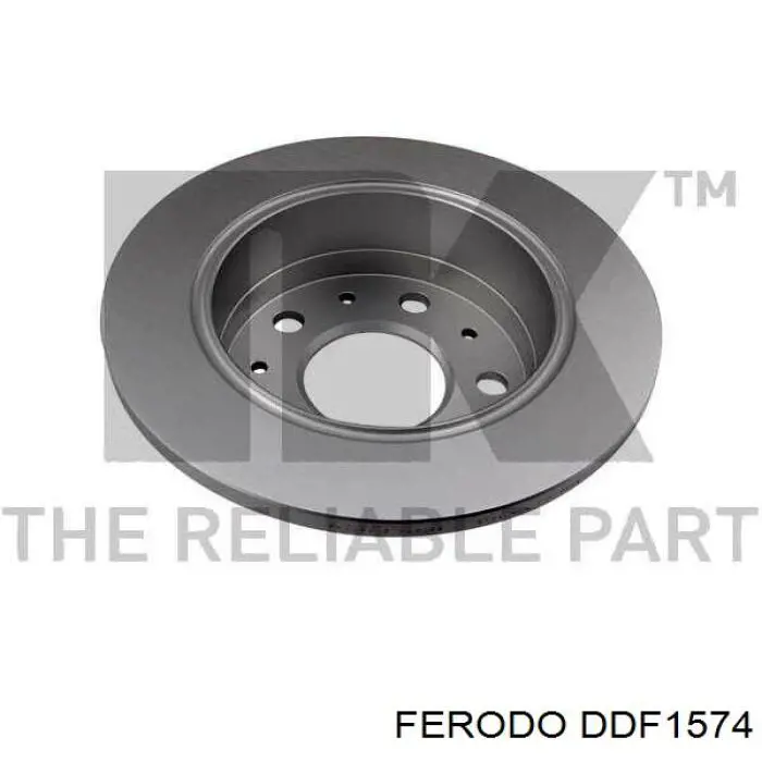 Гальмівні диски DDF1574 Ferodo