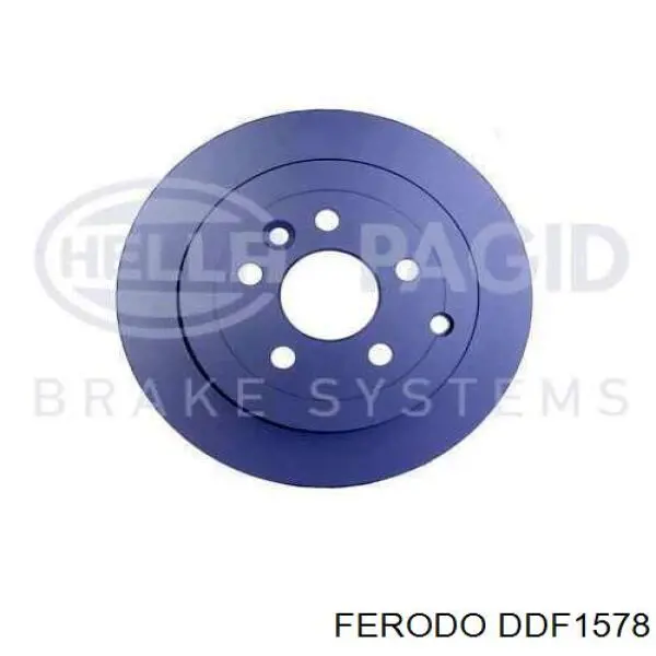 Купити DDF1578 Ferodo Диск заднього гальма