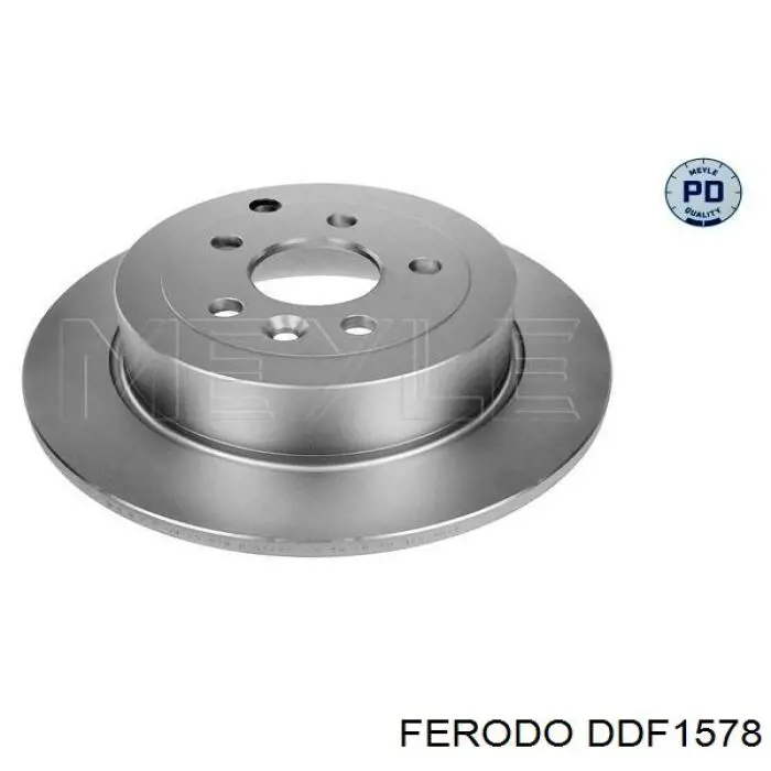 Диск гальмівний задній DDF1578 Ferodo