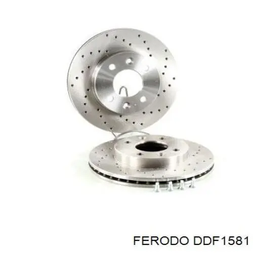Диск гальмівний задній Ferodo DDF1581