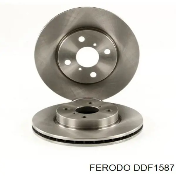 DDF1587 Ferodo диск гальмівний передній