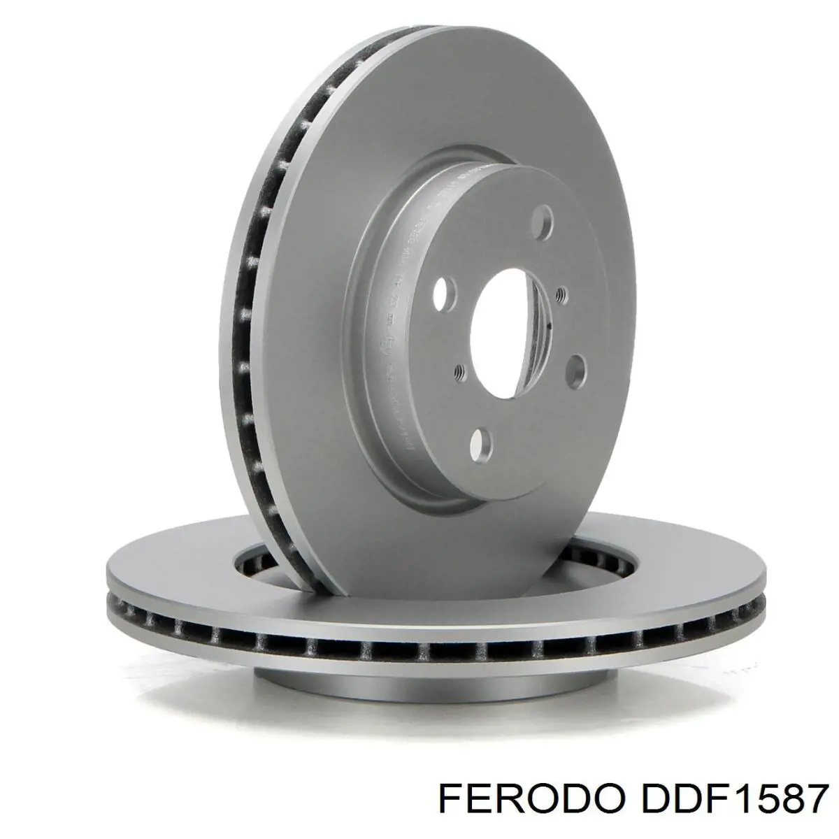 Гальмівні диски передні DDF1587 Ferodo