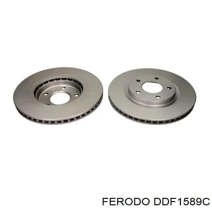 Гальмівні диски передні DDF1589C Ferodo