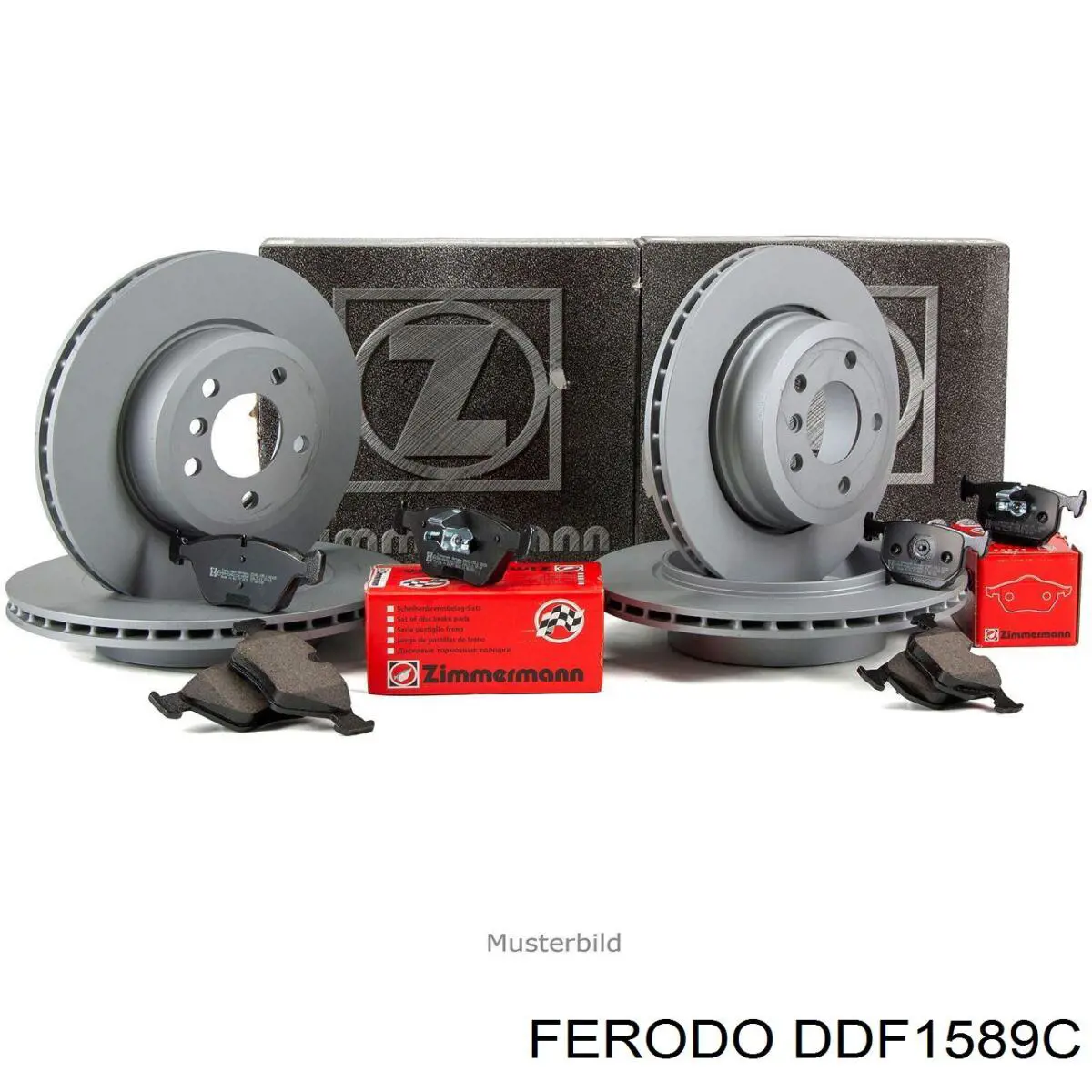 Диск гальмівний передній Ferodo DDF1589C