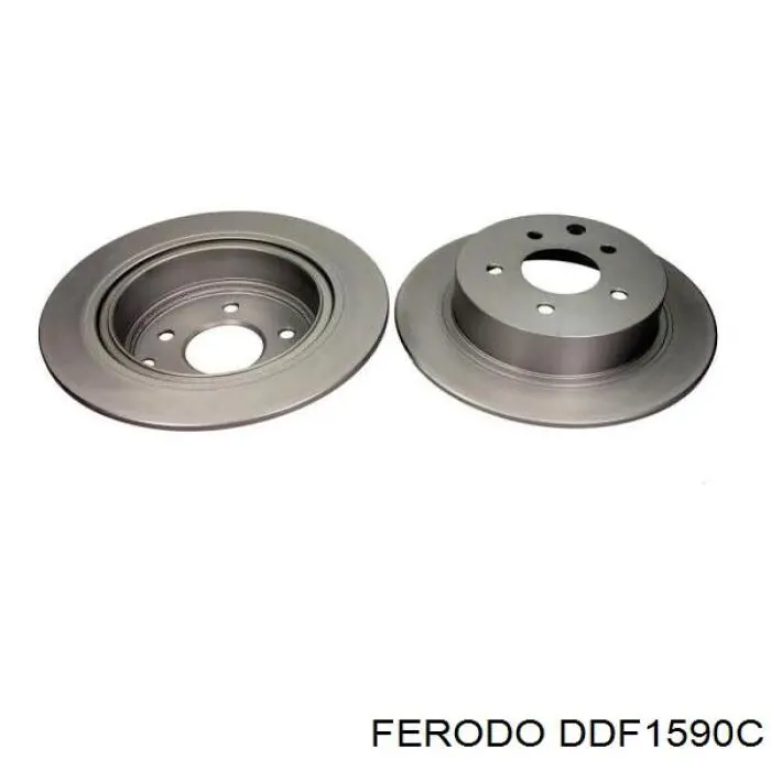 DDF1590C Ferodo диск гальмівний задній