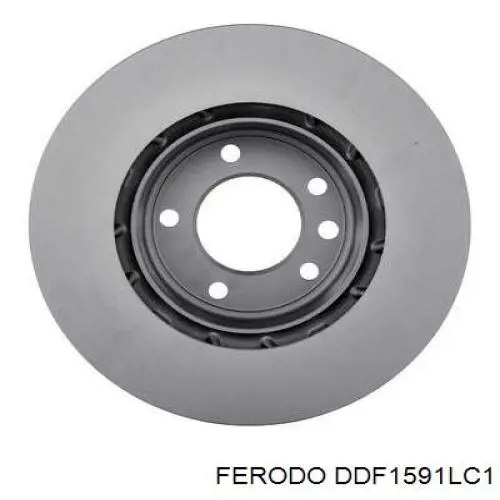 DDF1591LC1 Ferodo Гальмо дискове переднє