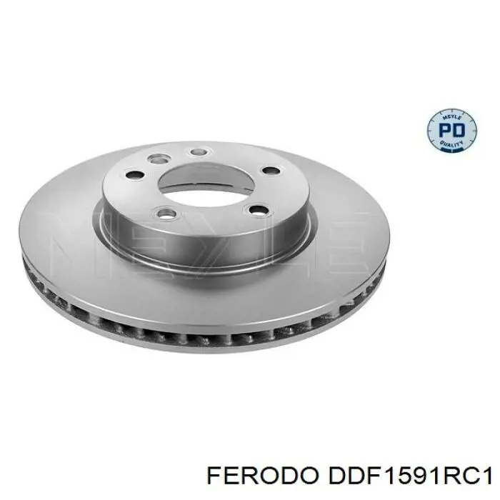 Диск гальмівний передній DDF1591RC1 Ferodo