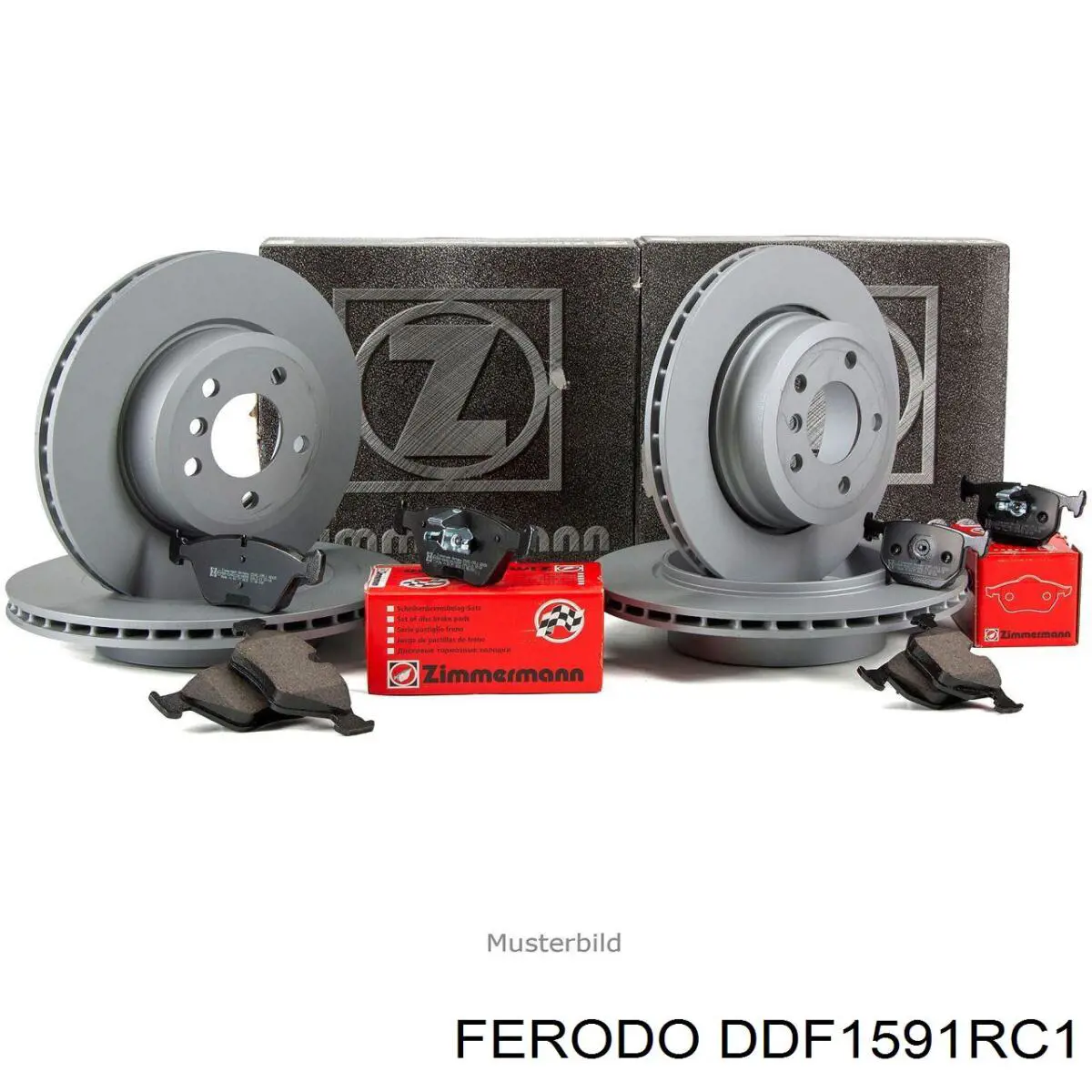 Купити DDF1591RC1 Ferodo Ротор гальмівний
