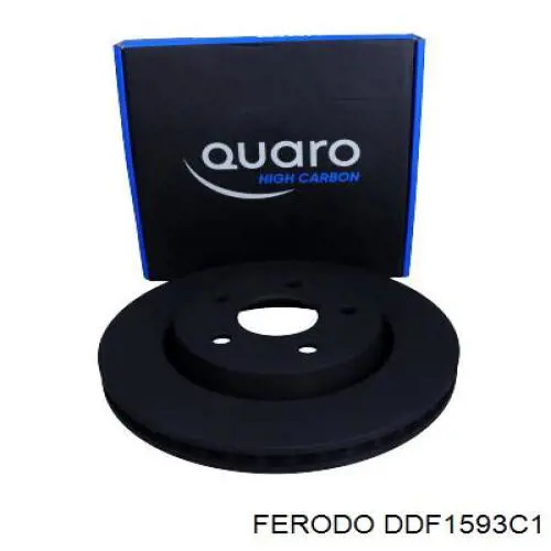 Диск переднього гальма Ferodo DDF1593C1 ціна, від 2416.05 UAH