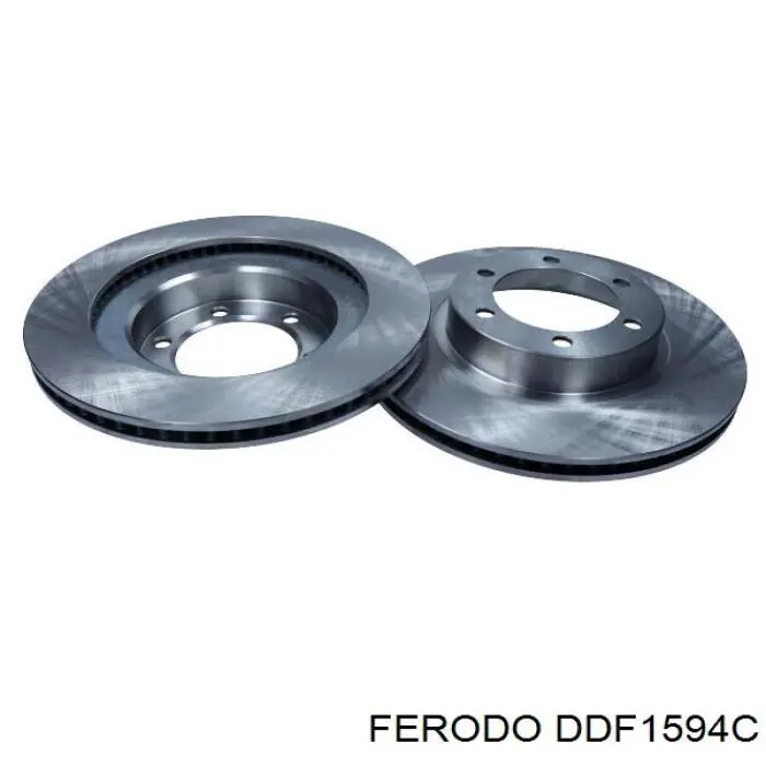 Диск гальмівний передній Ferodo DDF1594C