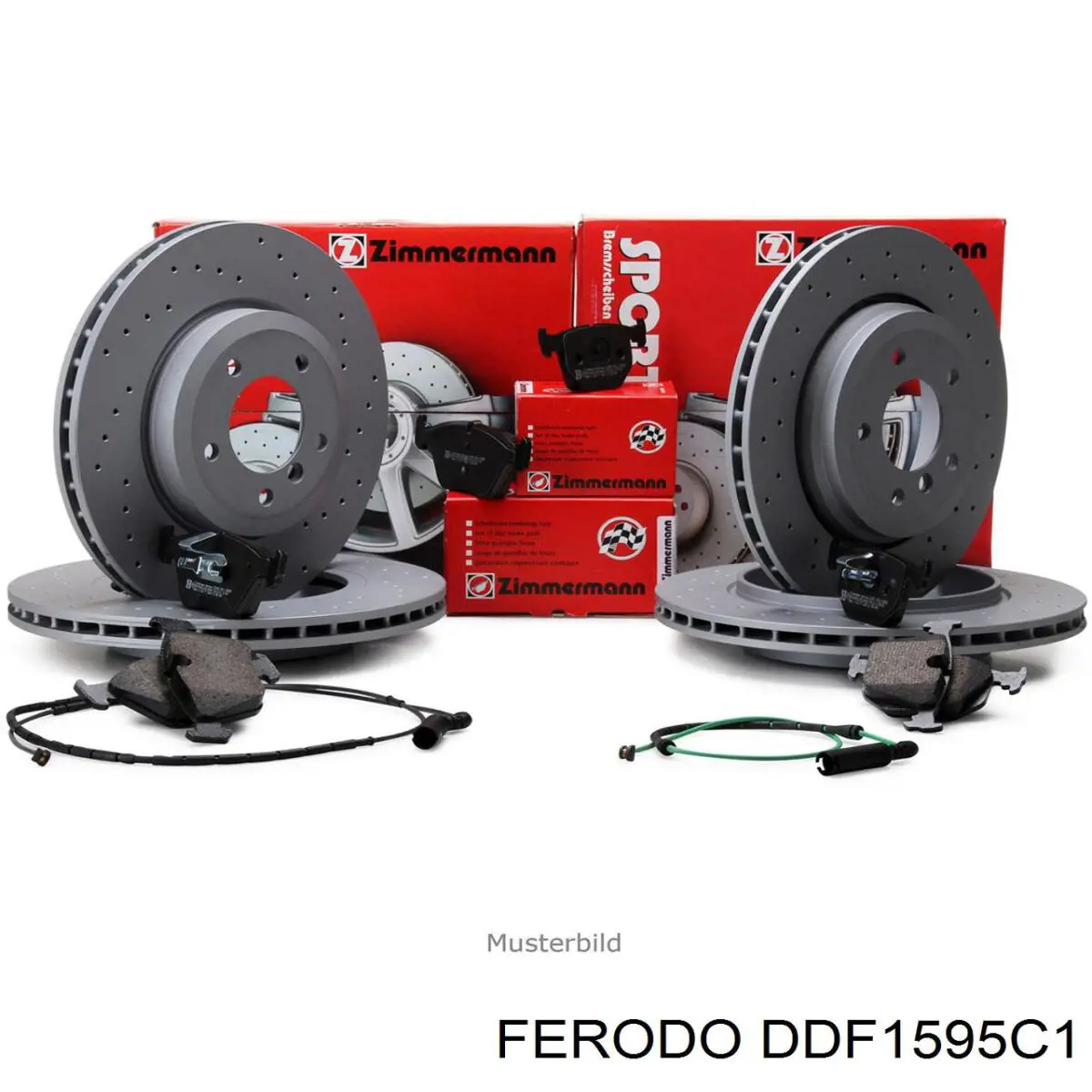 Диск переднього гальма Ferodo DDF1595C1 ціна, від 74.21 USD