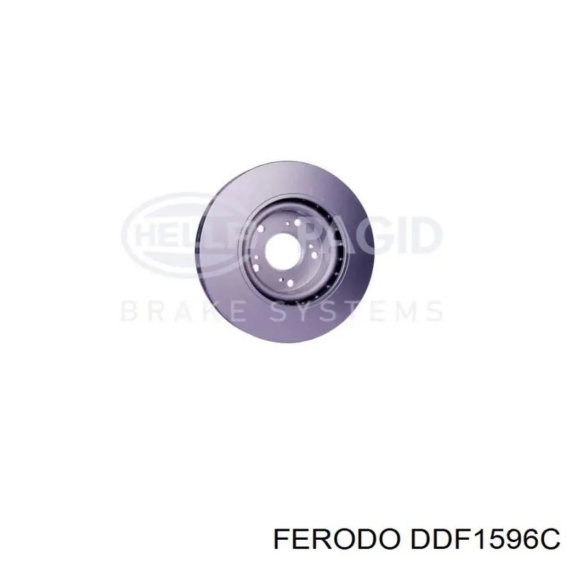 DDF1596C Ferodo Гальмо дискове переднє