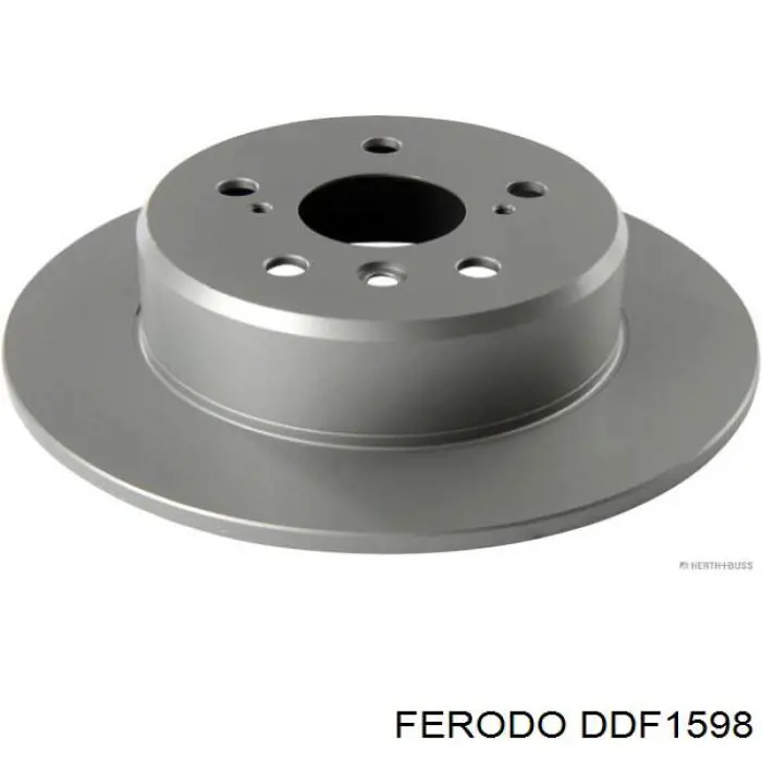 DDF1598 Ferodo диск гальмівний задній